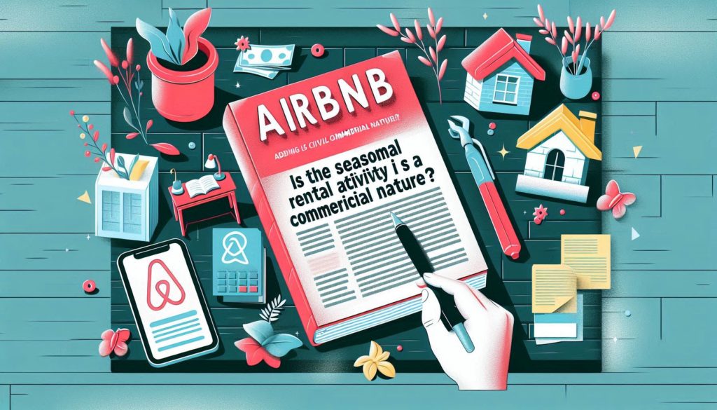 La définition civile ou commerciale des locations saisonnières de type Airbnb